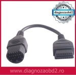 Cablu adaptor pentru interfete de diagnoza , conector Mazda 17 pini la 16 pini OBD2