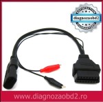 Cablu adaptor diagnoza Fiat, Lancia , Alfa Romeo , 3 pini - OBD2