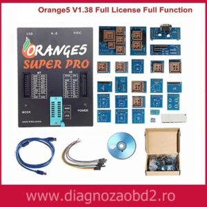 Programator  memorii auto Orange 5, versiunea 1.38 Professionala + set adaptoare