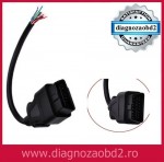 Cablu adaptor pt. tester auto OBD2 -  fire libere