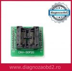 Adaptor SOP16 - DIP20 SOCKET (200MIL), pt. programator UPA