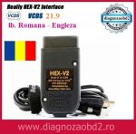 Interfata diagnoza tester HEX V2 – VAG.COM 23.03 Ro VCDS lb. ROMANA