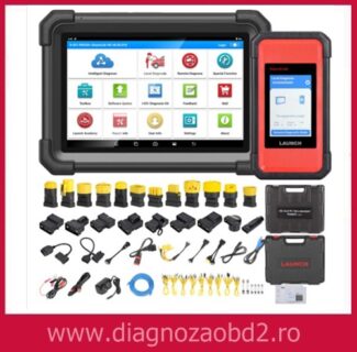 Tester Launch X431 Pro3S+ DBScar VII cu modul Smartlink 2.0 HD pentru autoturisme și camioane 12V 24V, CAN-FD, DoIP ECU